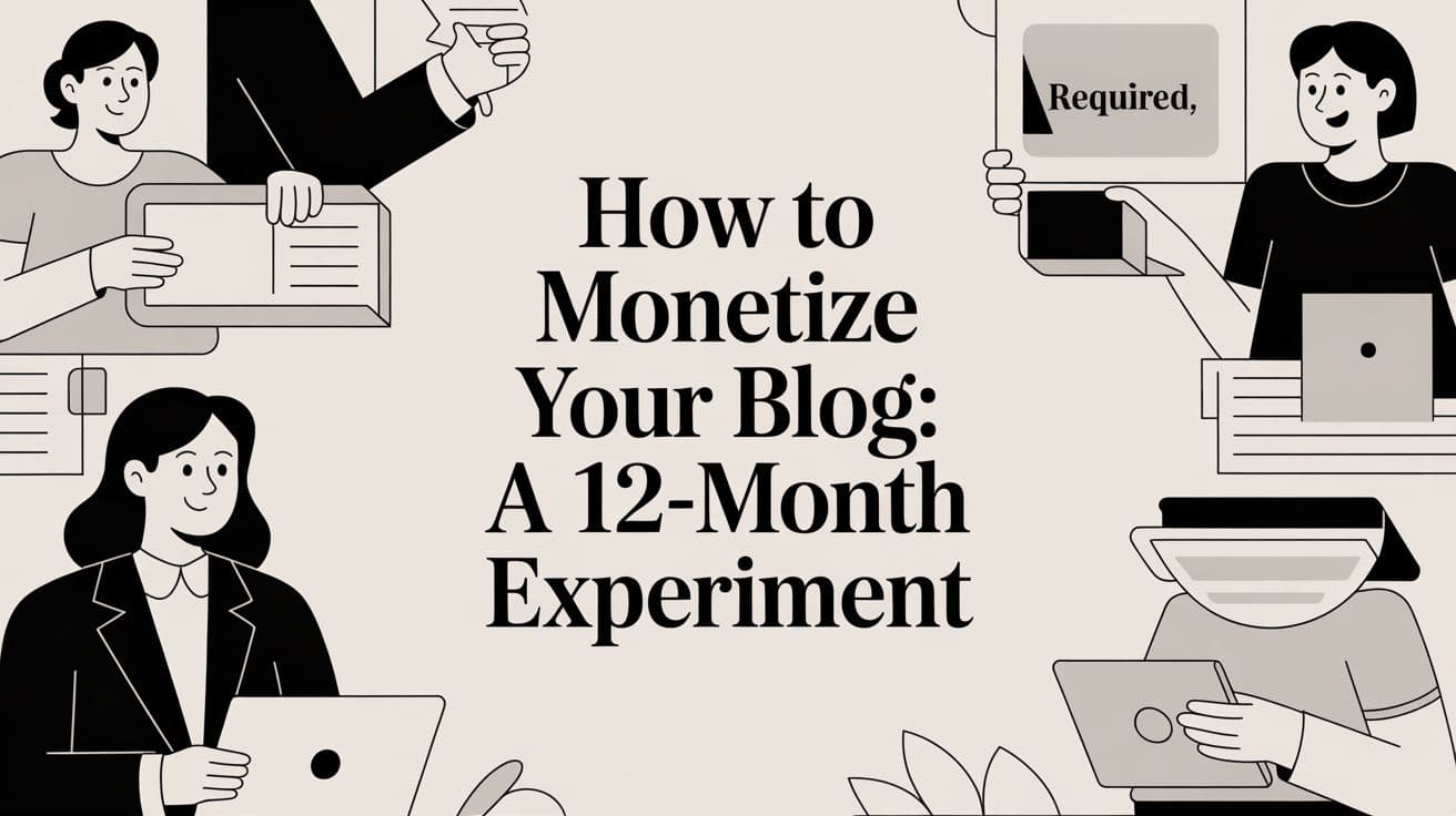 My 12-Month Experiment to Monetize a Blog (From $50 to $4,580/Month)