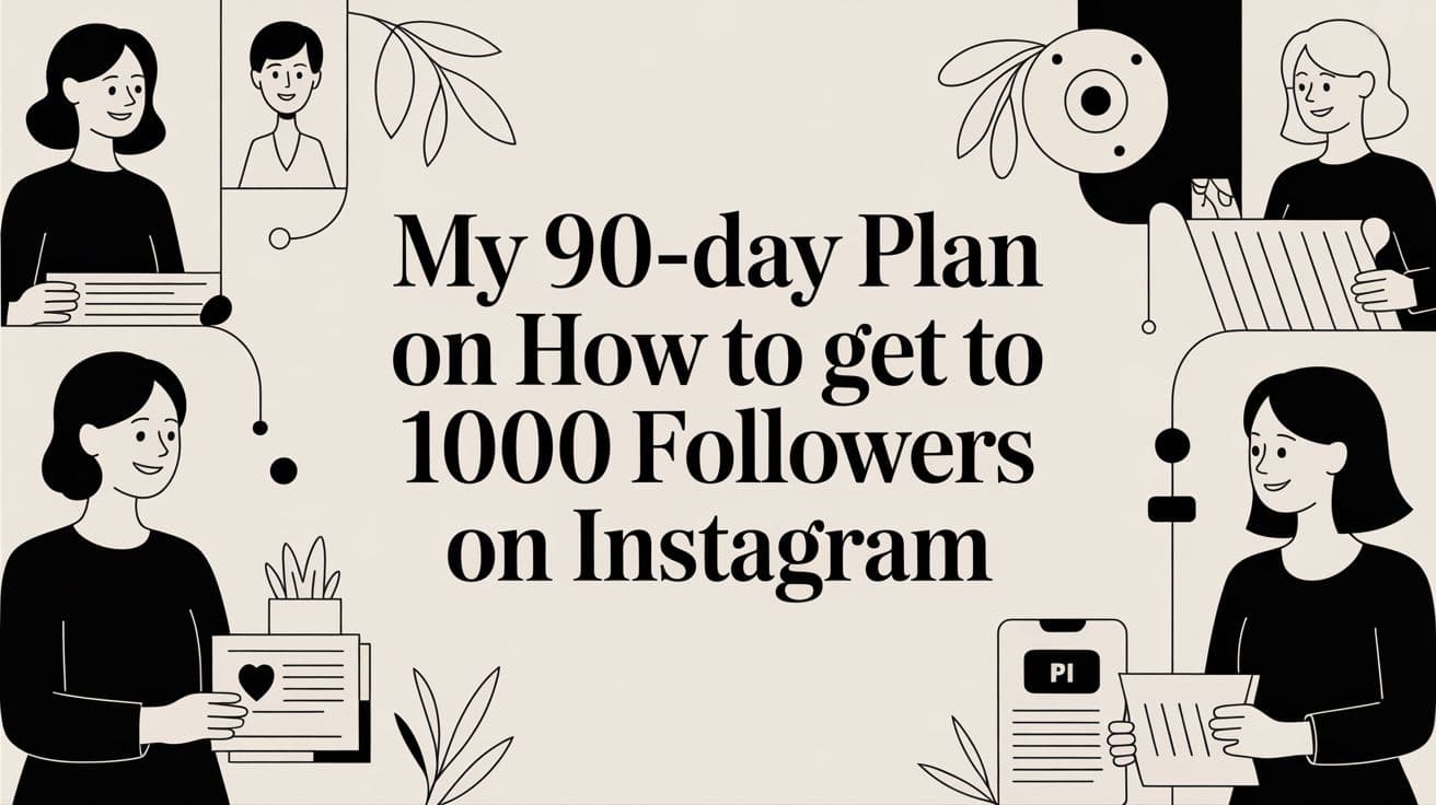 My 90-Day Experiment on How to Get to 1000 Followers on Instagram