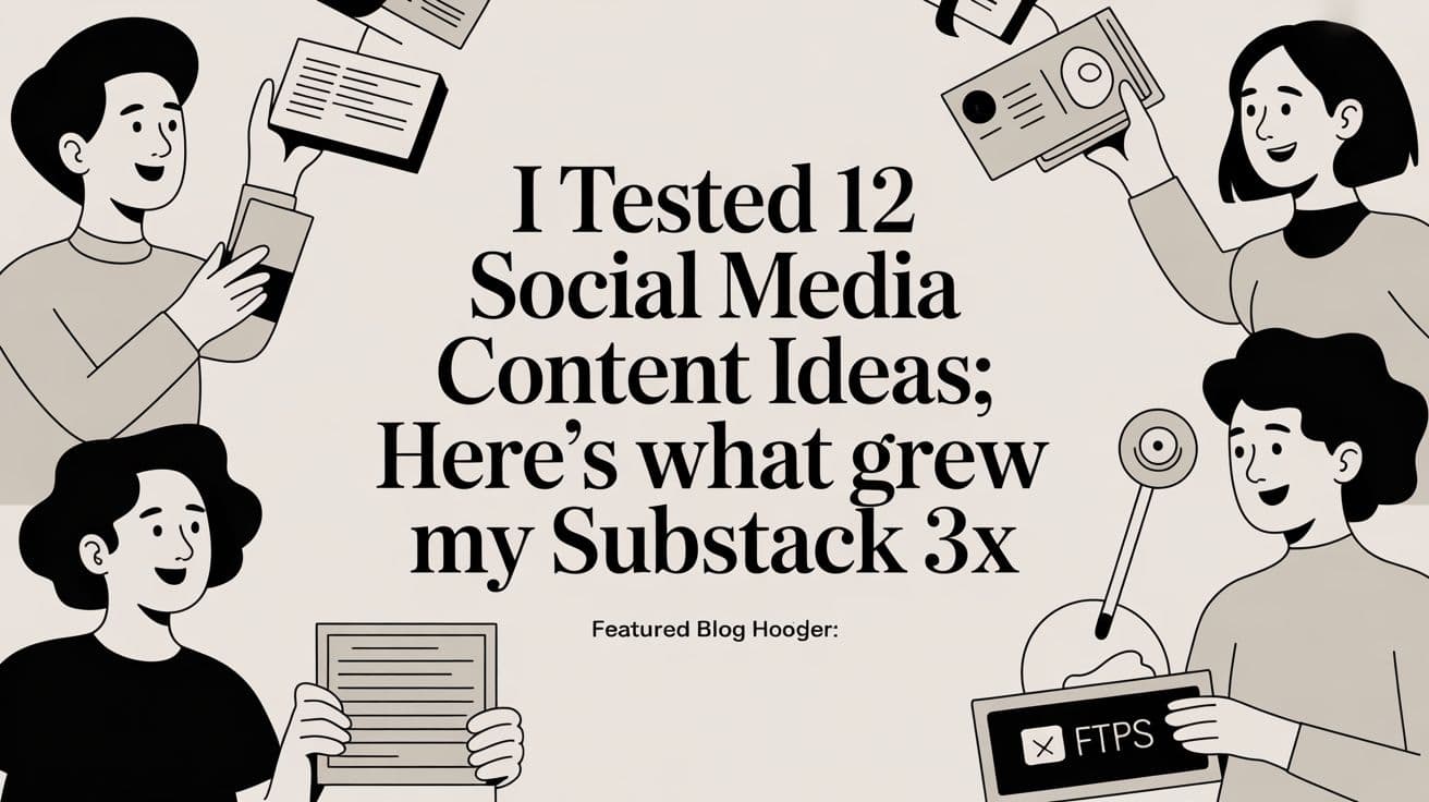 I Tested 12 Social media content ideas: Here’s What Grew My Substack 3x