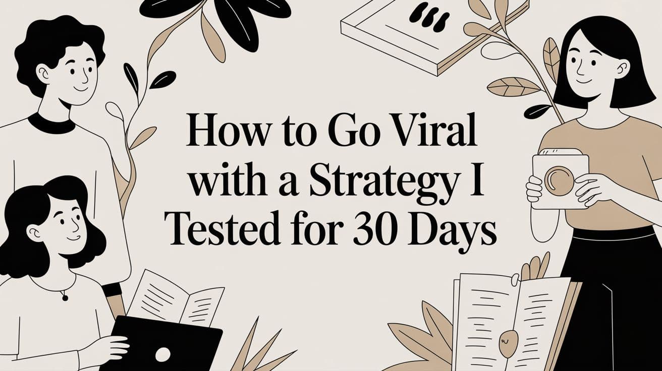 I Spent 30 Days Trying to Go Viral. Here’s the Exact System I Used.