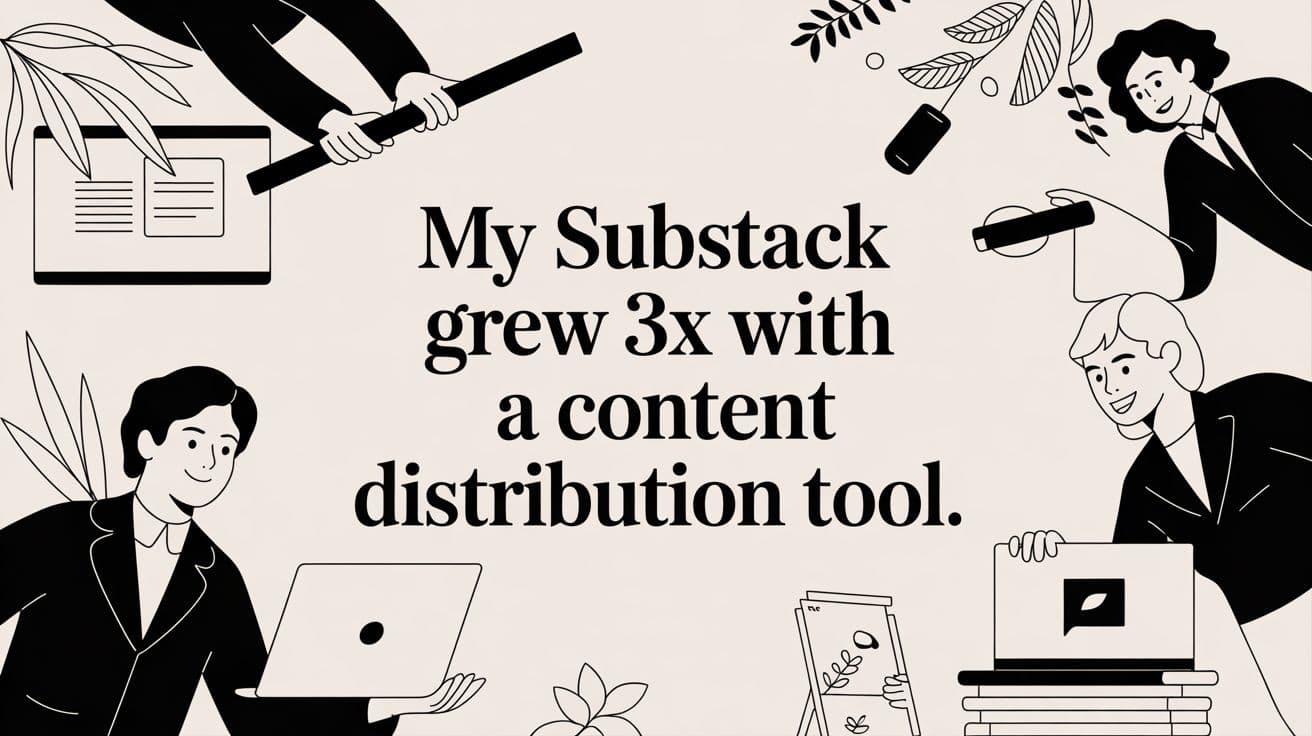 My Substack Grew 315% After I Ran This 30-Day Content Distribution Experiment