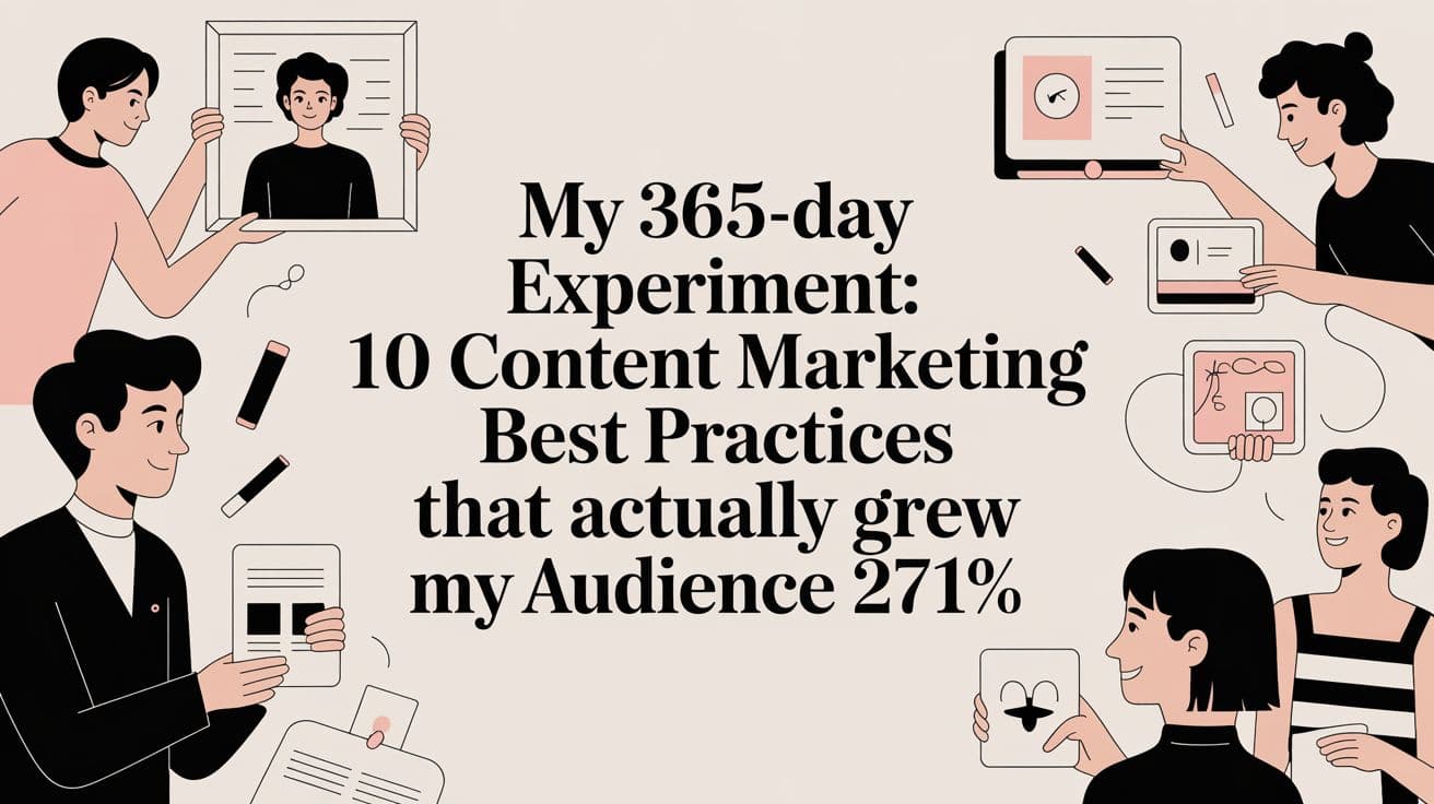 My 365-Day Experiment: 10 Content Marketing Best Practices That Actually Grew My Audience 271%