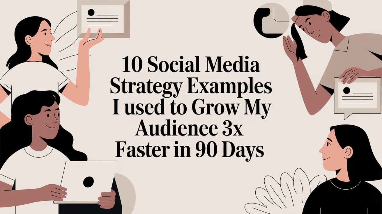 10 Social Media Strategy Examples I Used to Grow My Audience 3x Faster in 90 Days
