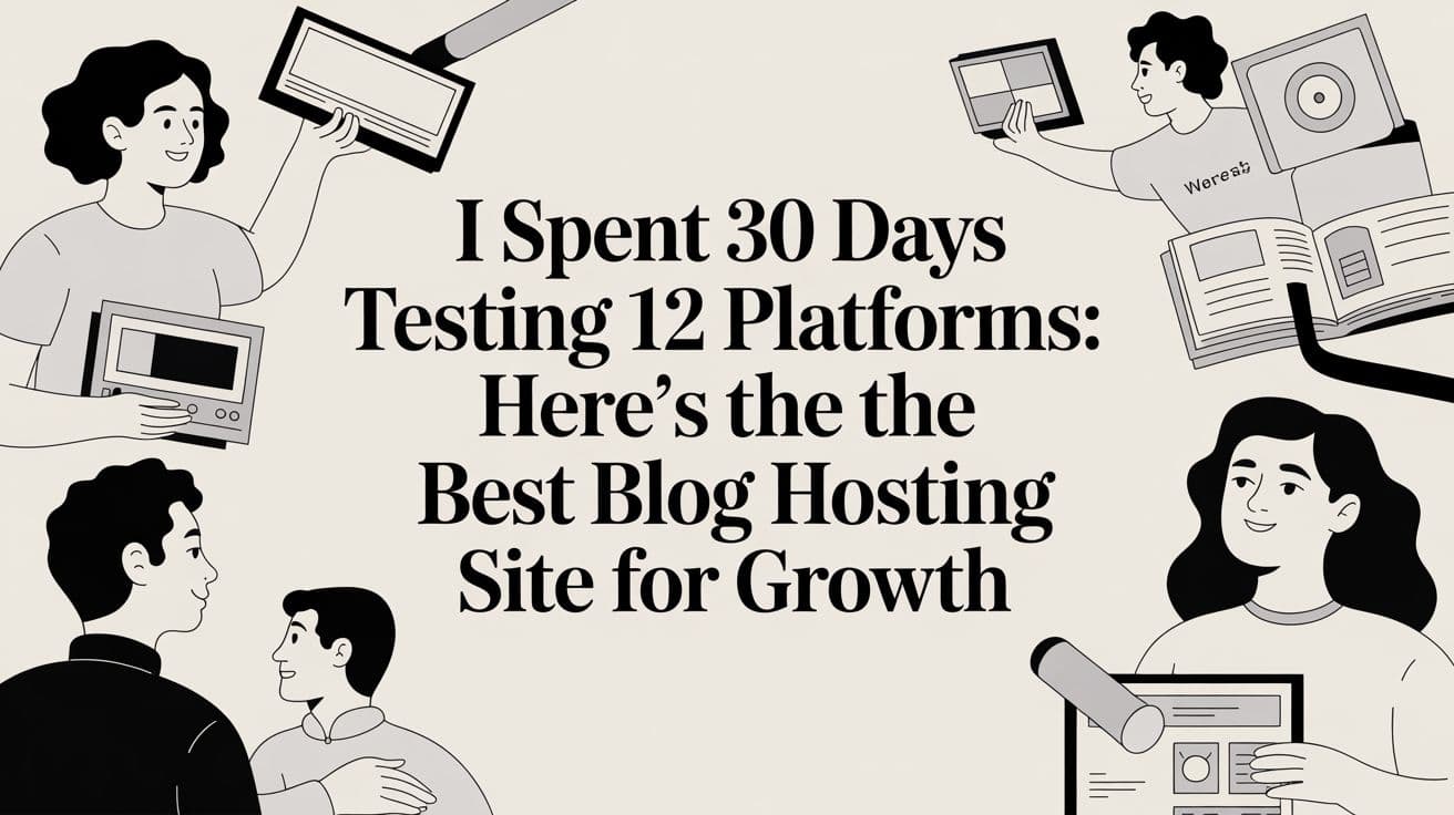 I Spent 30 Days Testing 12 Platforms: Here's the Best Blog Hosting Site for Growth