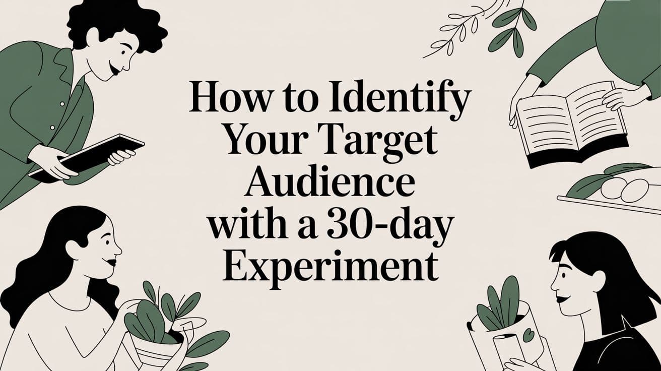 How I Identified My Target Audience With a 30-Day Experiment (And How You Can Too)
