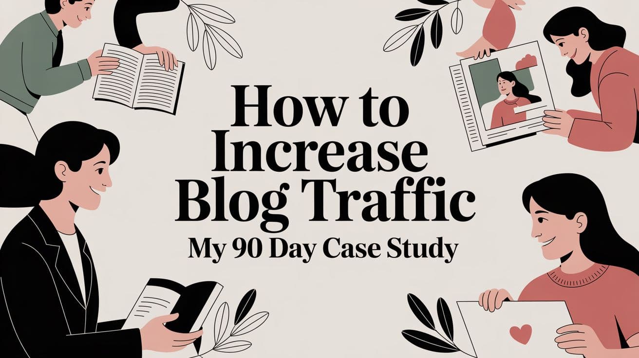 How I Increased My Blog Traffic by 312% in 90 Days (My Exact Framework)