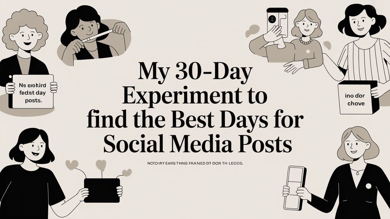 My 30-Day Experiment to Find the Best Days for Social Media Posts