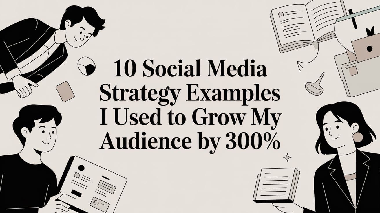 10 Social Media Strategy Examples I Used to Grow My Audience by 300%