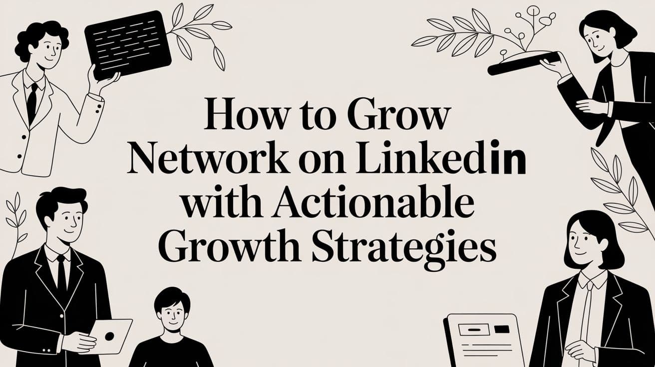 How to Grow Network on LinkedIn With Actionable Growth Strategies