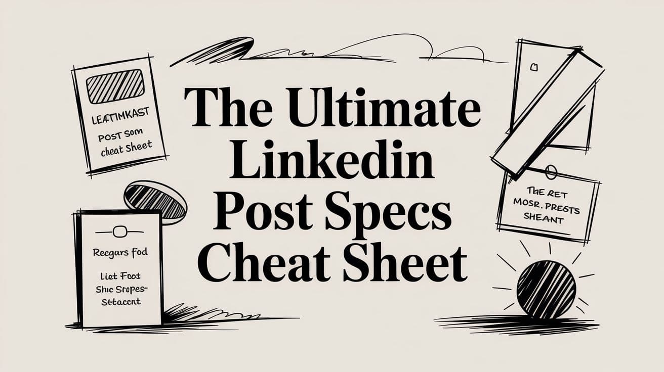 The Ultimate LinkedIn Post Specs Cheat Sheet: I Tested Them All. Here's What Works.