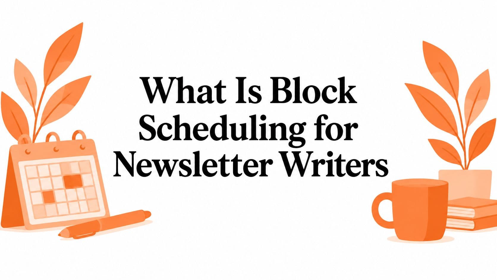 What Is Block Scheduling for Newsletter Writers