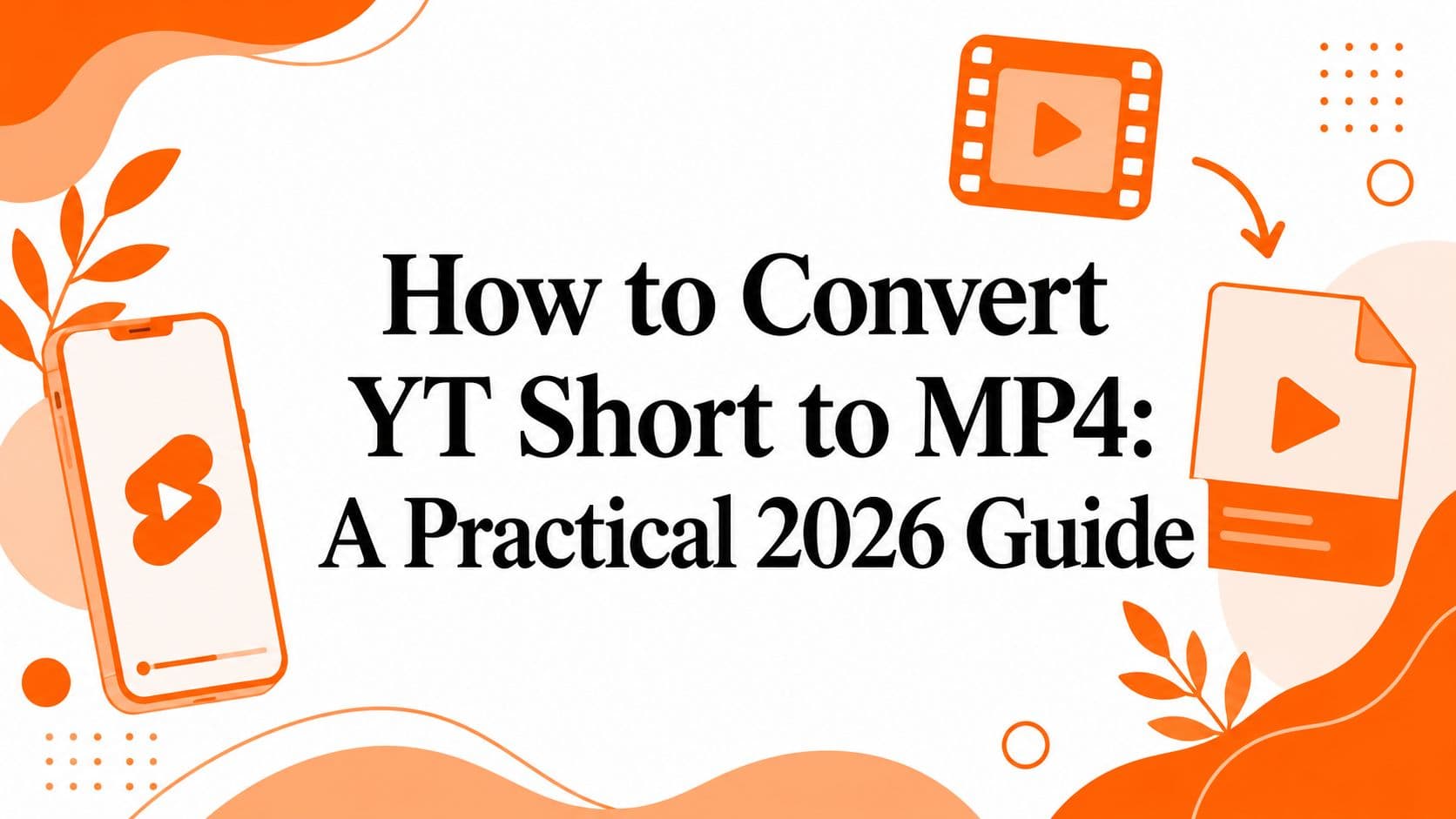 How to Convert YT Short to MP4: A Practical 2026 Guide