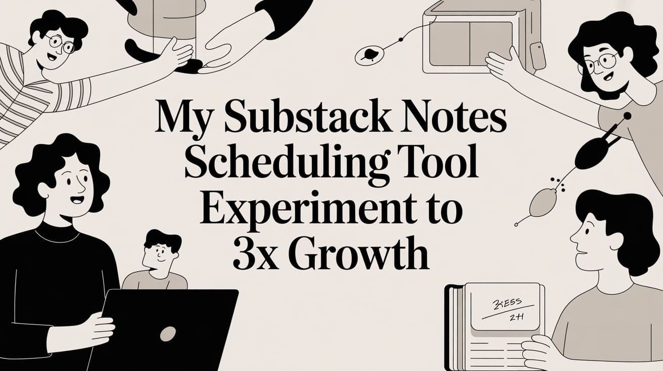 My Substack Notes Scheduling Tool Experiment to 3x Growth