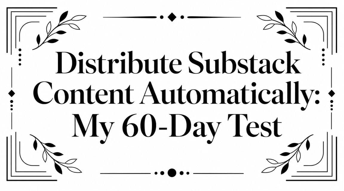 Distribute Substack Content Automatically: My 60-Day Test