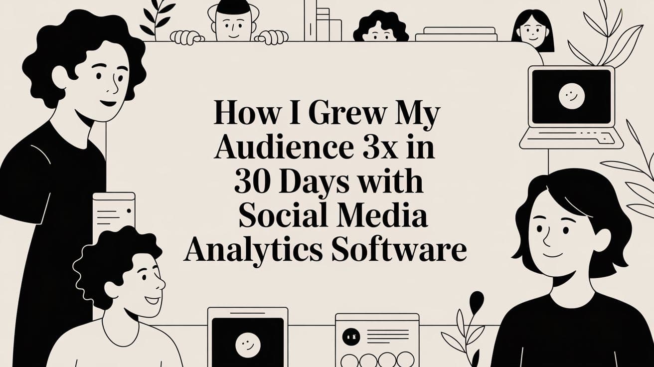 How I Grew My Audience 3x in 30 Days With Social Media Analytics Software