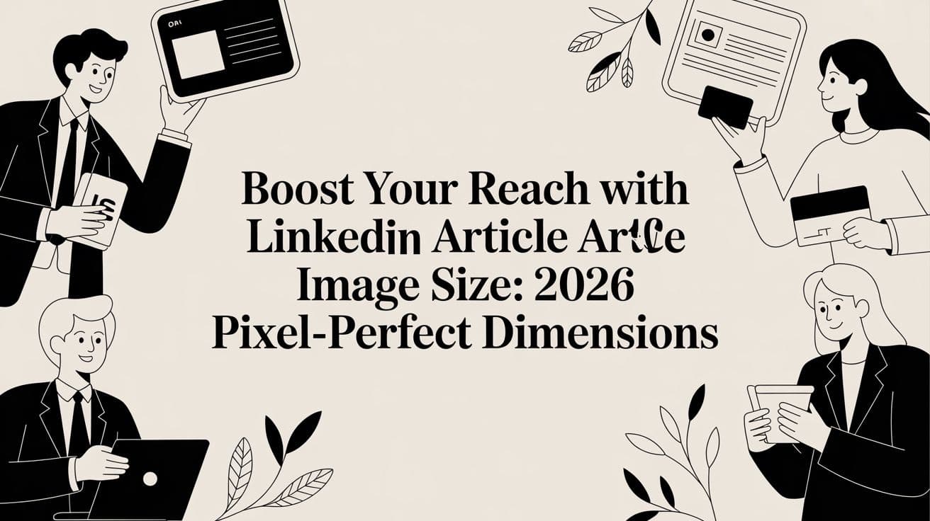 I Spent a Month Testing Every LinkedIn Article Image Size: Here's What Actually Works in 2026
