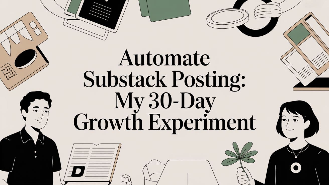 Automate Substack notes: My 30-Day Growth Experiment