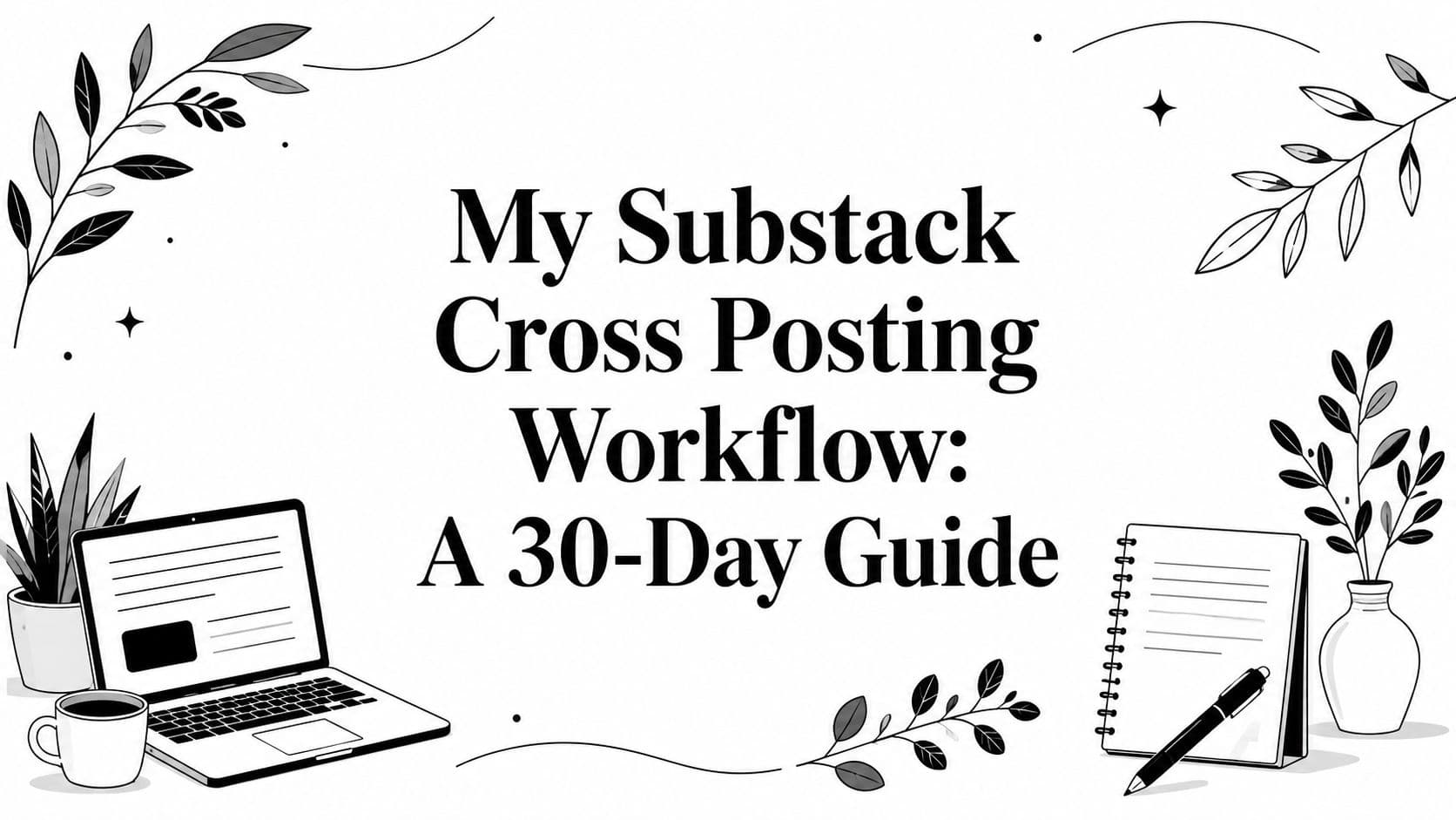 My Substack Cross Posting Workflow: A 30-Day Guide