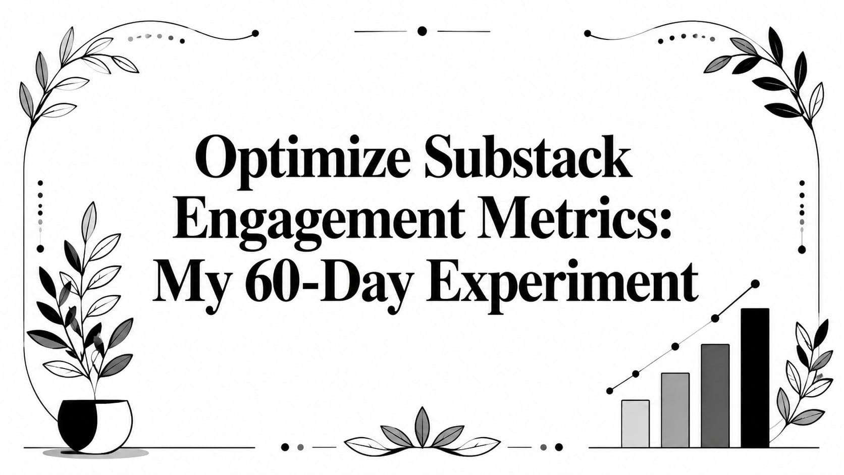 Optimize Substack Engagement Metrics: My 60-Day Experiment