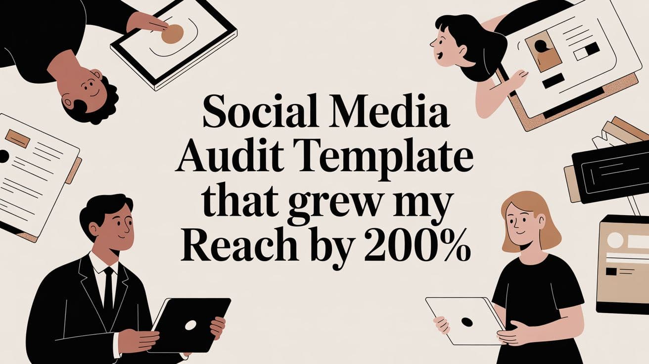 Social Media Audit Template That Grew My Reach by 200%