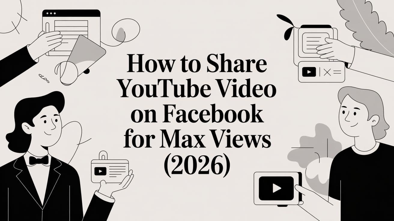 How to Share YouTube Video on Facebook for Max Views (2026)