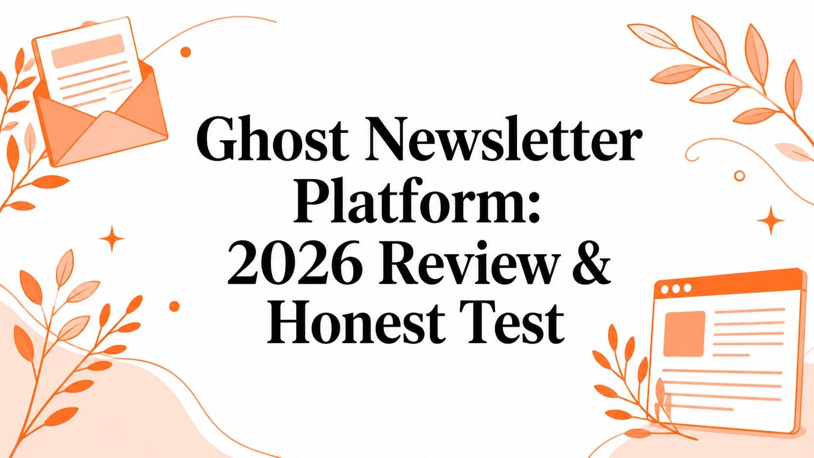 Ghost Newsletter Platform: 2026 Review & Honest Test