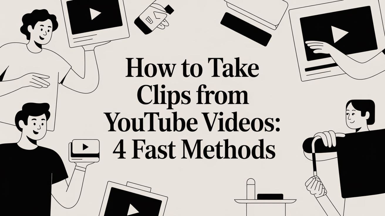 How to Take Clips from YouTube Videos: 4 Fast Methods