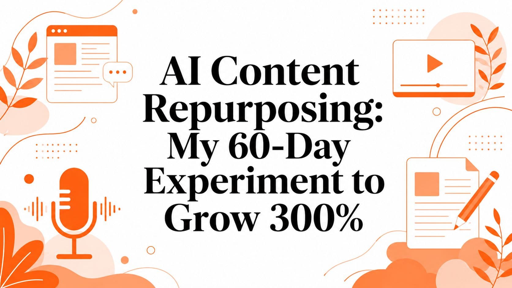 AI Content Repurposing: My 60-Day Experiment to Grow 300%