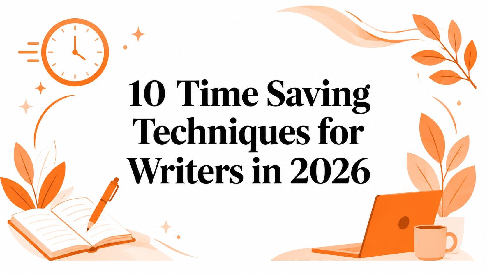 10 Time Saving Techniques for Writers in 2026