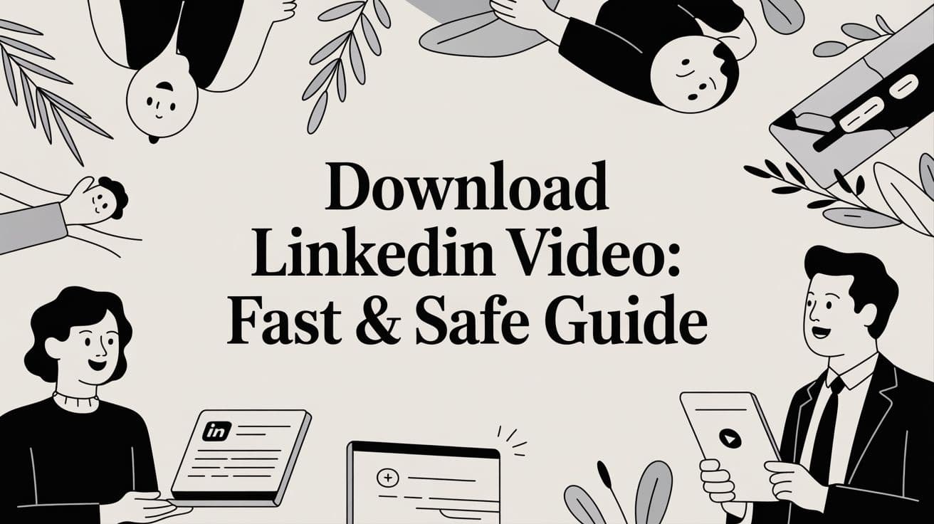 Download LinkedIn Video: Fast & Safe Guide