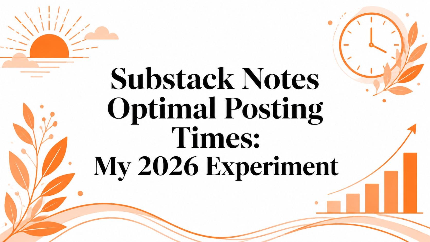 Substack Notes Optimal Posting Times: My 2026 Experiment