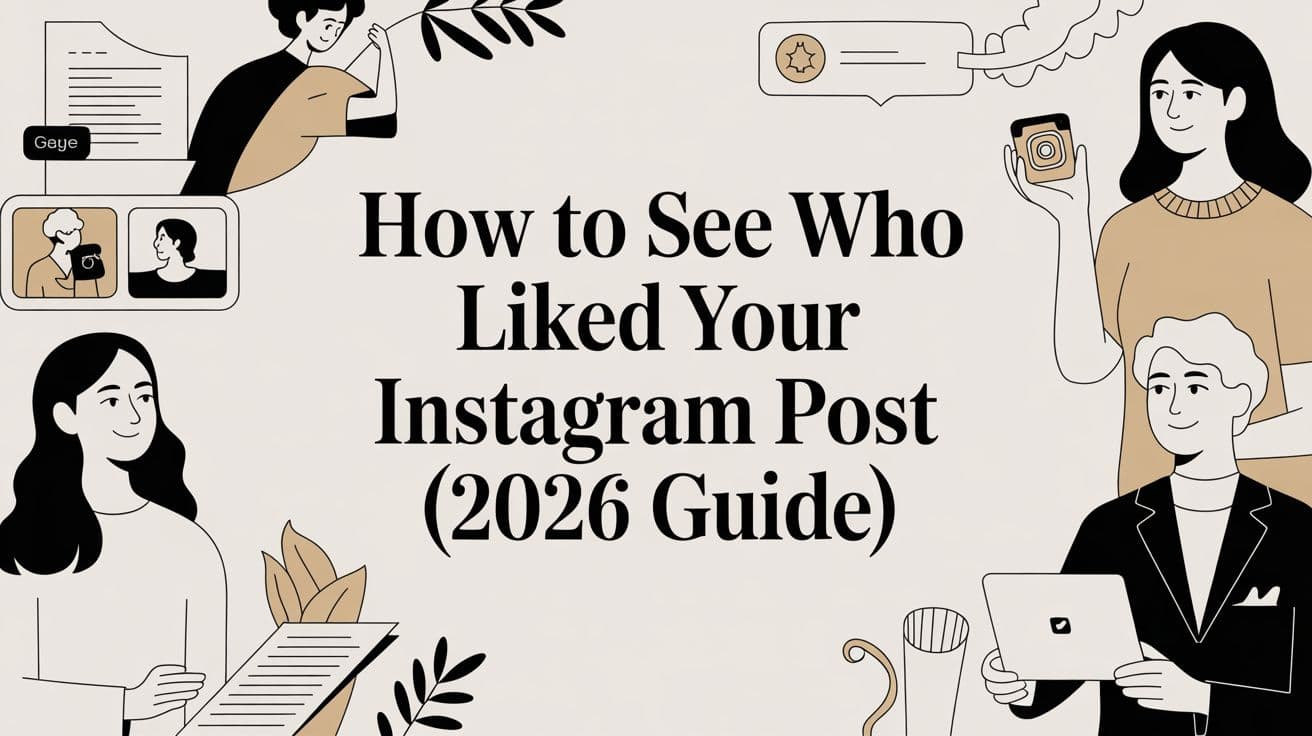How to See Who Liked Your Instagram Post (2026 Guide)