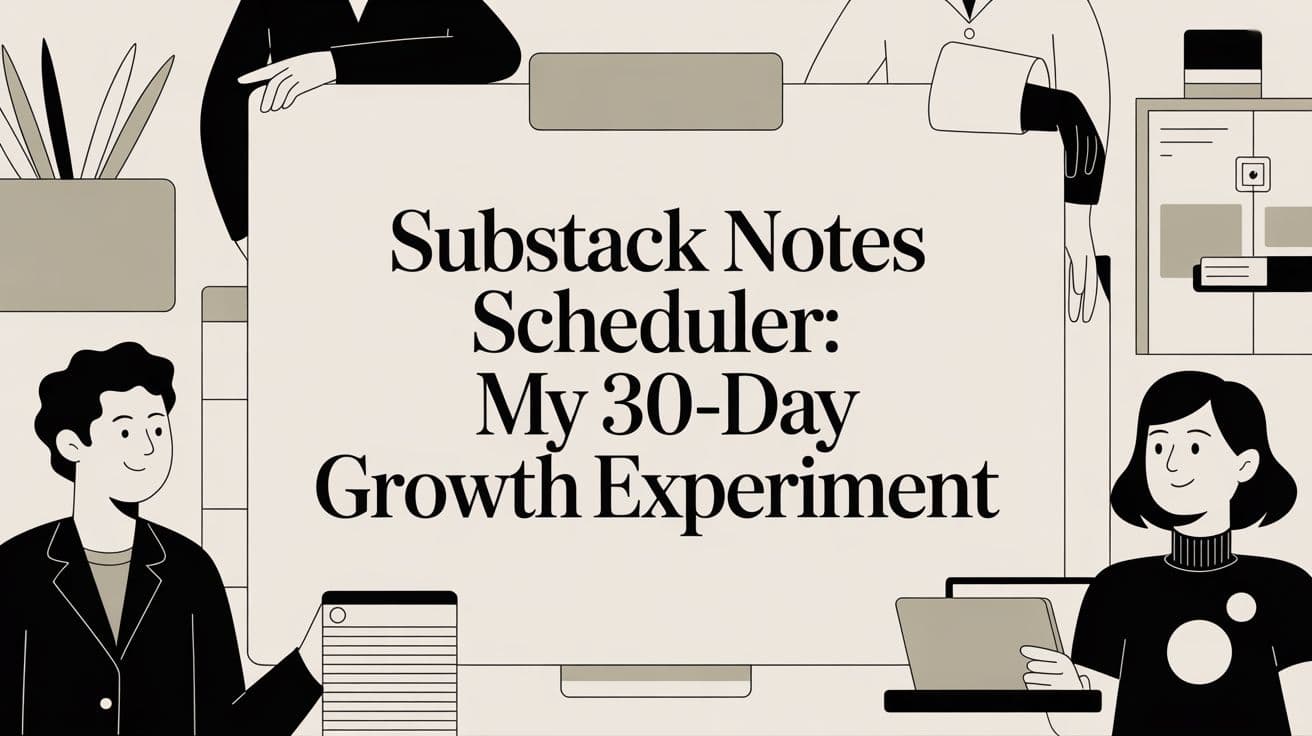 Substack Notes Scheduler: My 30-Day Growth Experiment