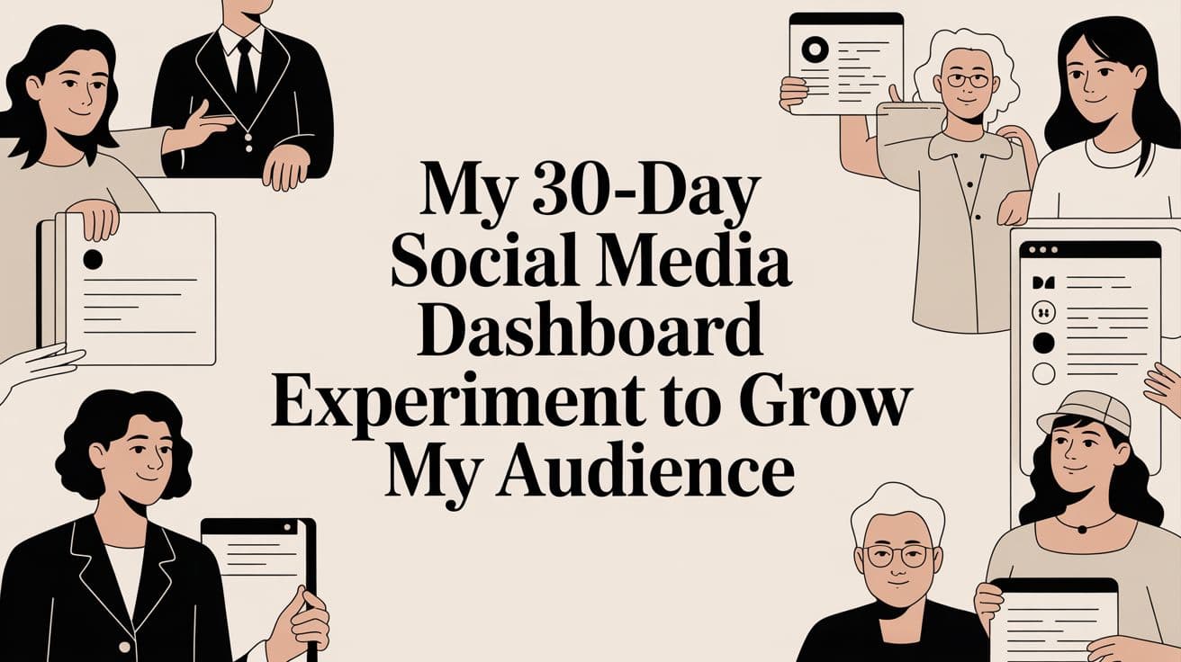 My 30-Day Social Media Dashboard Experiment to Grow My Audience by 22%