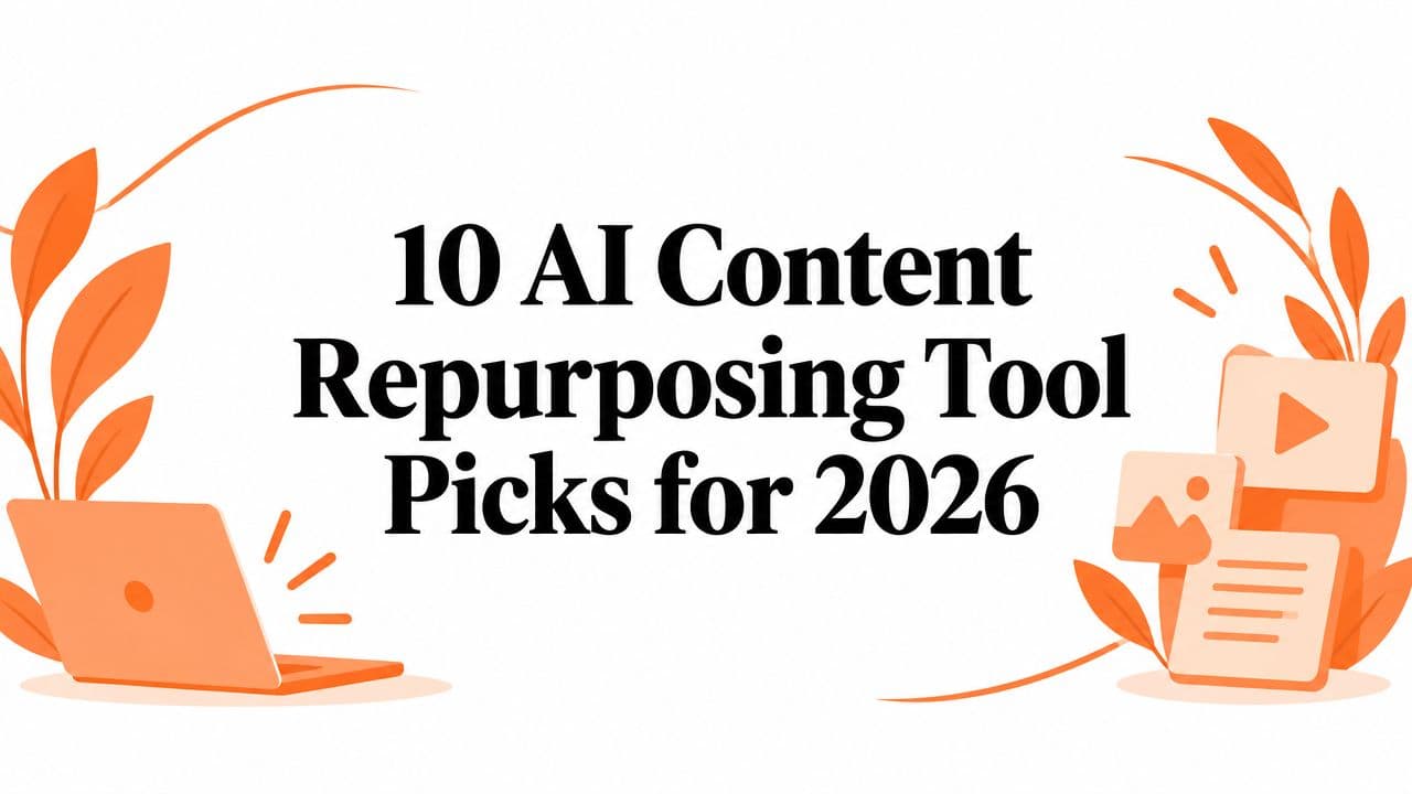 10 AI Content Repurposing Tool Picks for 2026
