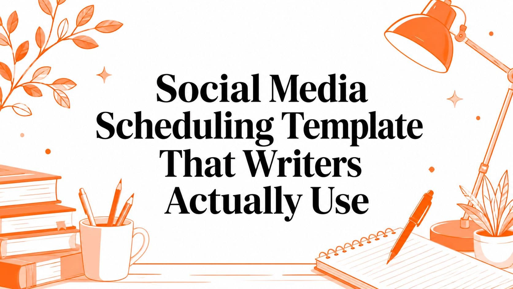 Social Media Scheduling Template That Writers Actually Use