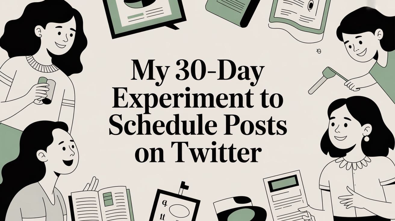 My 30-Day Experiment to Schedule Posts on Twitter (And Grow My Audience by 500+ Followers)