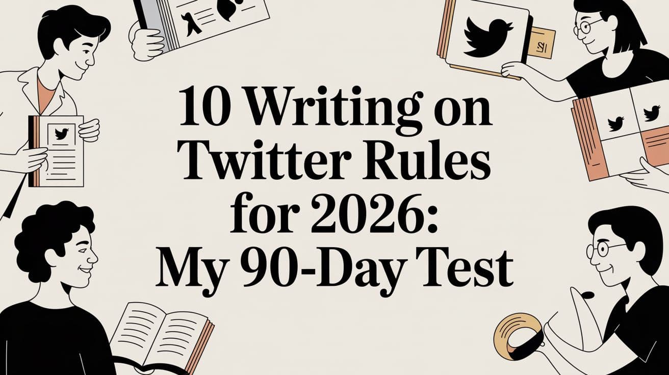 10 Writing on Twitter Rules for 2026: My 90-Day Test