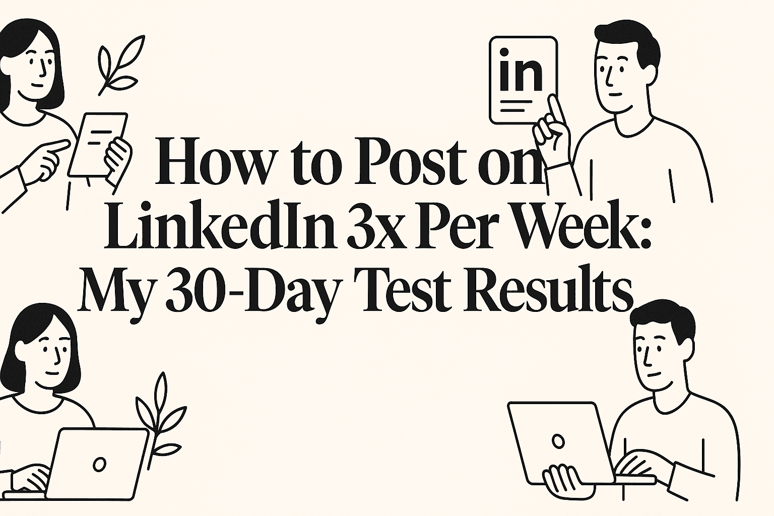 How to Post on LinkedIn 3x Per Week: My 30-Day Test Results
