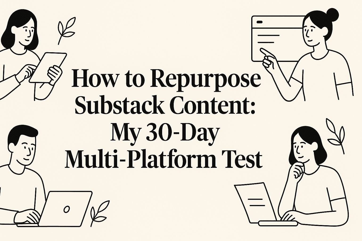 How to Repurpose Substack Content: My 30-Day Multi-Platform Test