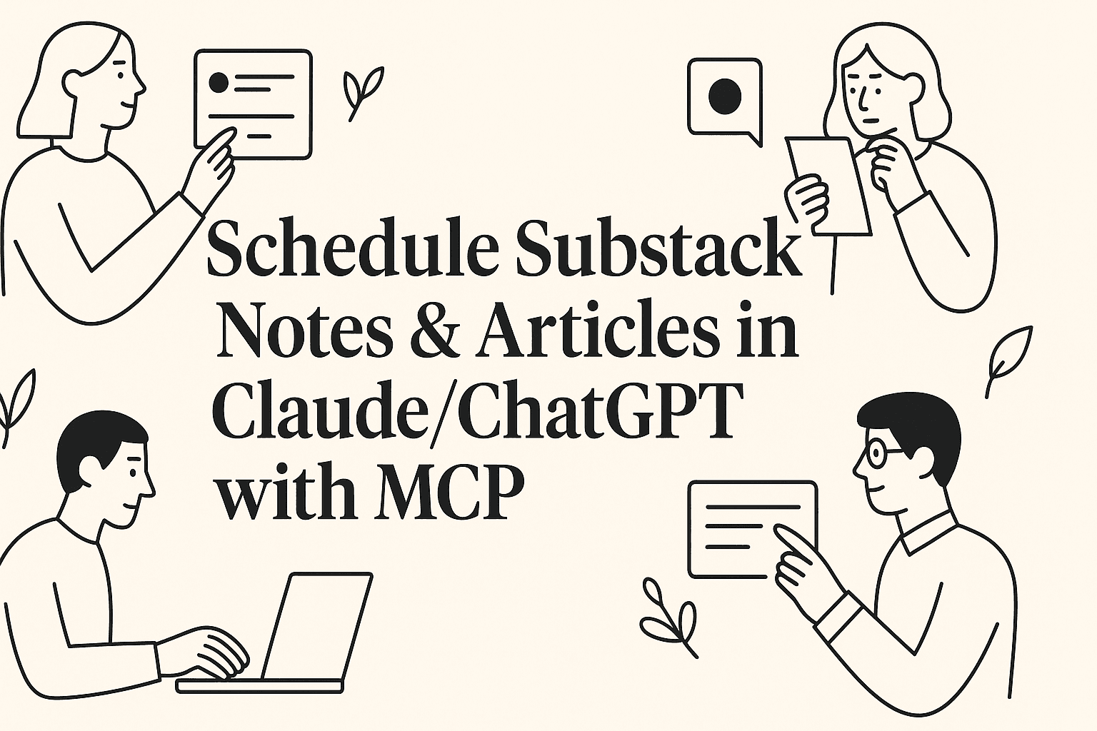 Schedule Substack Notes & Articles in Claude/ChatGPT with MCP